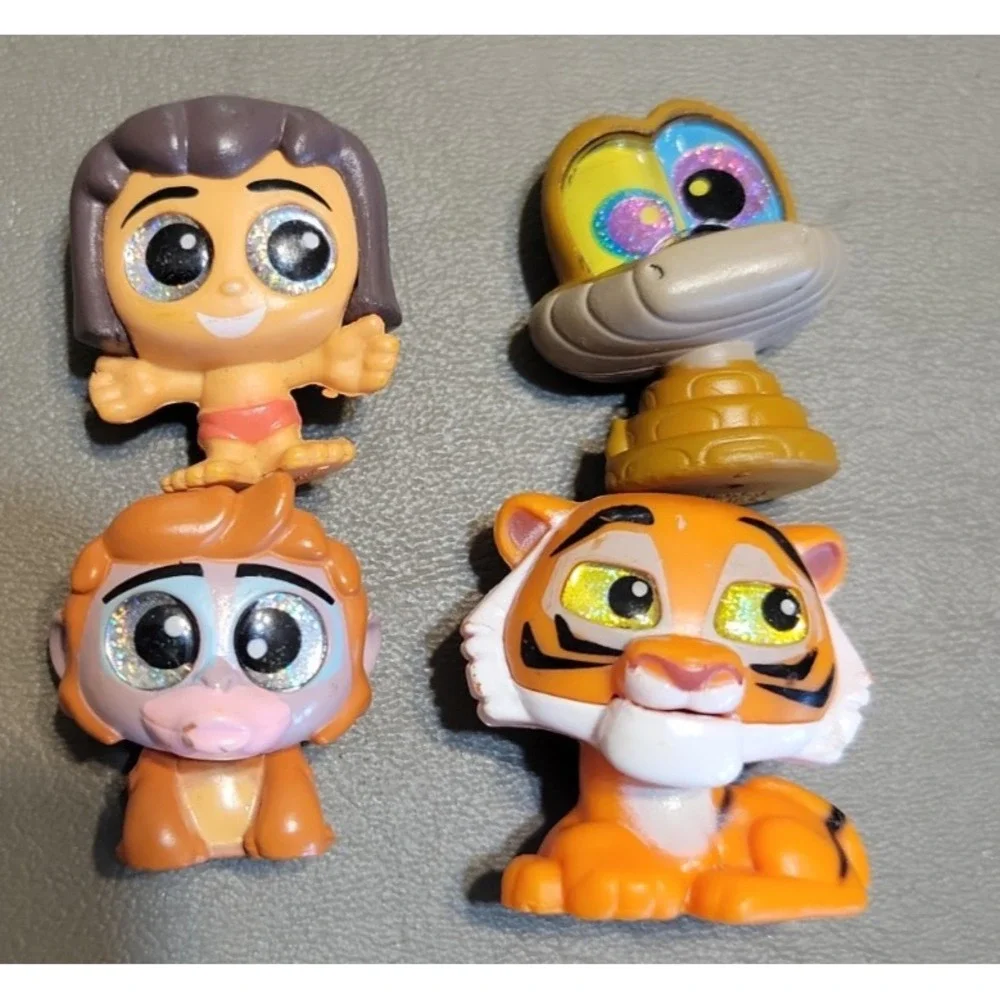Disney Doorables The Jungle Book Figures Tiger Monkey Snake etc.. 4pc